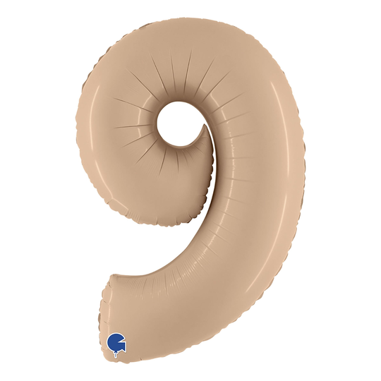 Numeroilmapallo Satin Nude - Numero 9