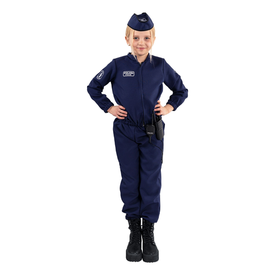 Suomalainen Poliisi Lasten Naamiaisasu - Small