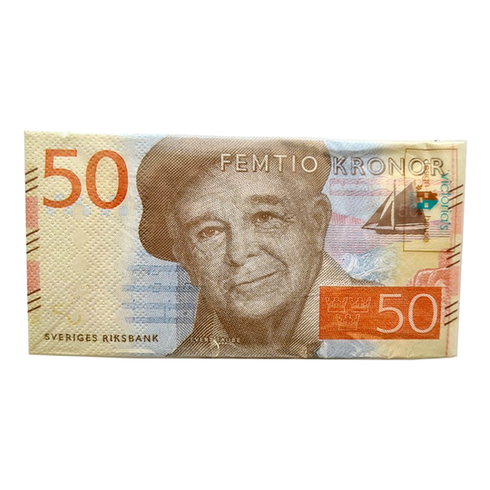 Lautasliinat 50 kruunun setelit - 10-pakkaus
