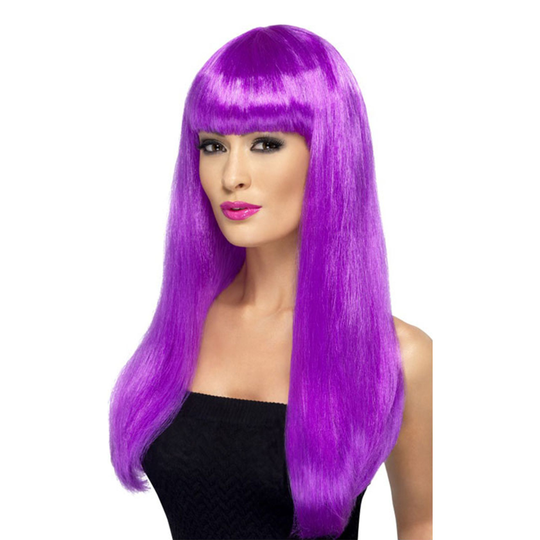 Babelicious Violetti Peruukki - One size