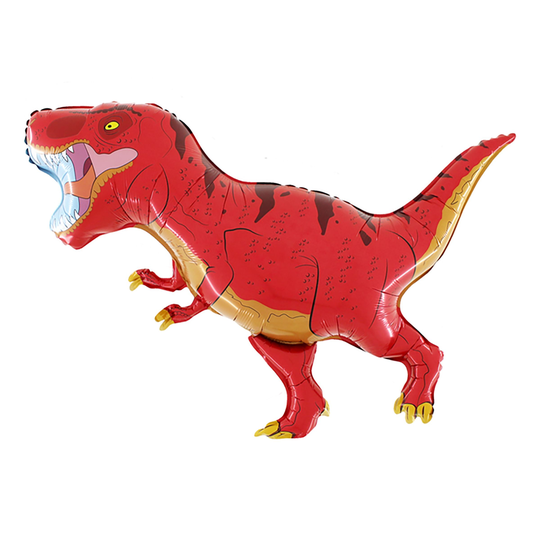Folioilmapallo T-Rex Punainen Dinosaurus