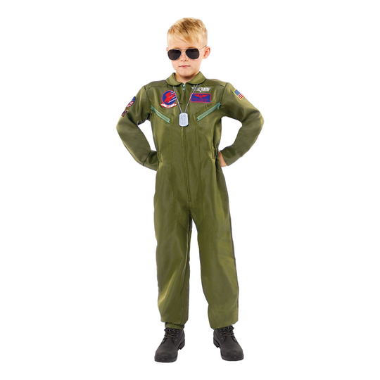 Top Gun Maverick Lasten Naamiaisasu - Large