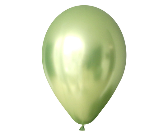 Oliivinvihreät Chrome ilmapallot - 30cm, 7kpl