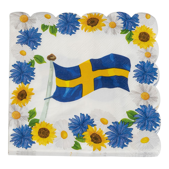 Kahviservetit Ruotsalainen Kesä - 16-pakkaus