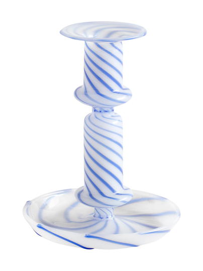 Flare stripe milk m -kynttilänjalka 14 cm