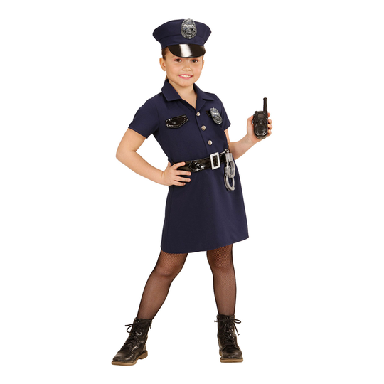 Poliisimekko Lasten Naamiaisasu - Small