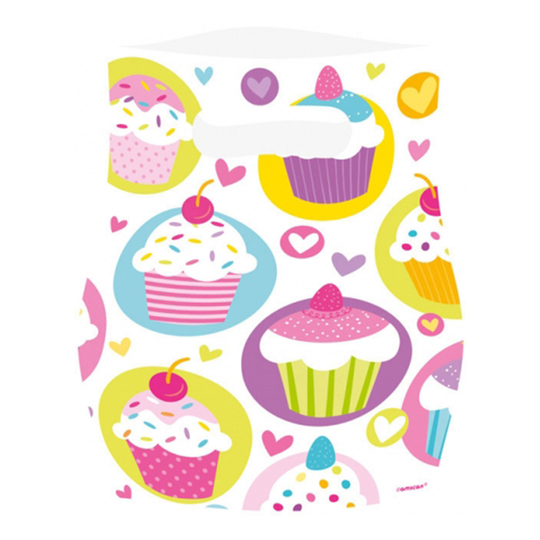 Juhlapussit Cupcake - 6-pakkaus