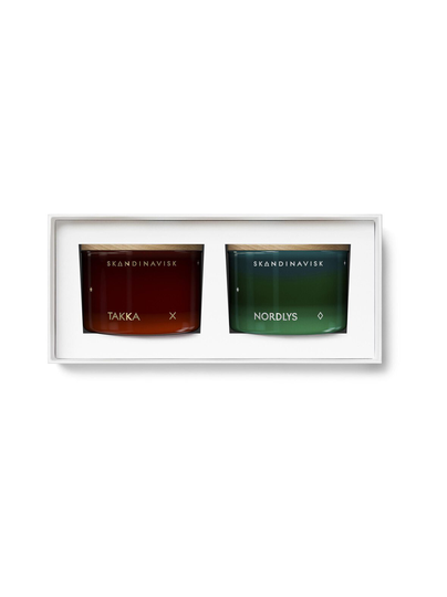 Tuoksukynttilät lahjapakkauksessa 2 x 90 g