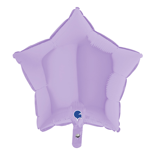Folioilmapallo Tähti Pastelli-Violetti Matta - 45 cm