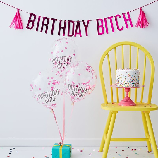 Juhlasetti Birthday Bitch