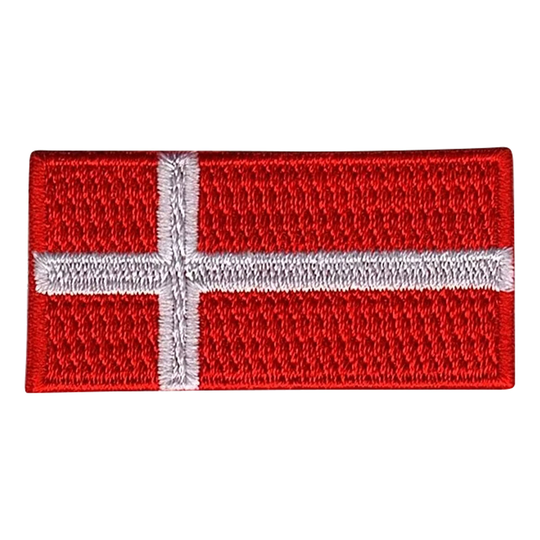 Kangasmerkki Tanskan Lippu - Pieni