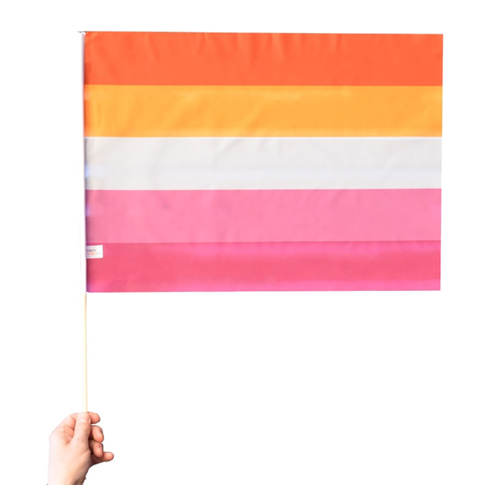 Lesbian Sunset-Lippu Kepillä