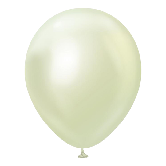Lateksi-ilmapallot Professional Green Gold Chrome - 100-pakkaus