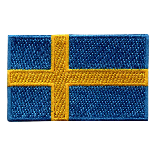 Kangasmerkki Ruotsin Lippu - Suuri