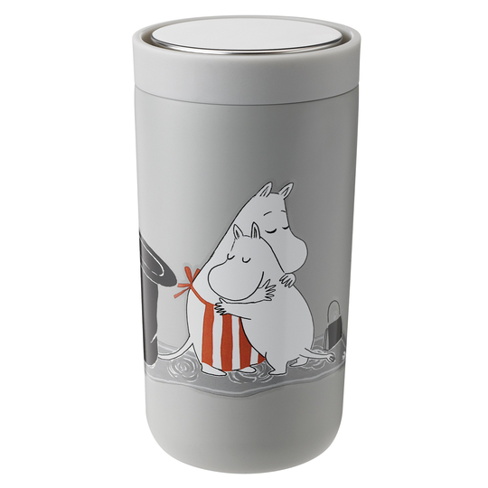 Stelton To Go Click Muumi termosmuki 0,2 litraa, soft light grey