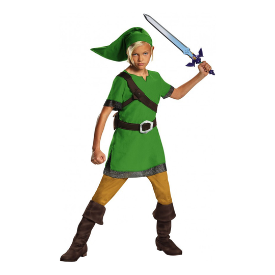 Zelda Link Lapset Naamiaisasu - Medium