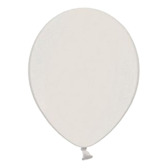 Ilmapallot Metallic Valkoinen - 100-pakkaus