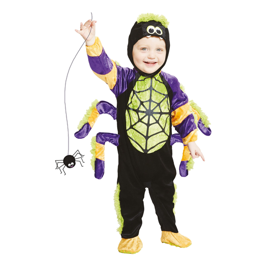 Hämähäkki Vauvan Naamiaisasu - X-Small (4-5 Years)