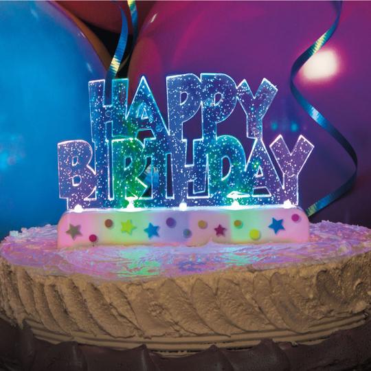 Vilkkuva Kakkukoriste, Happy Birthday