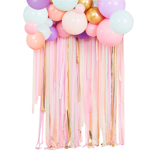 Tausta Ilmapallot Streamers