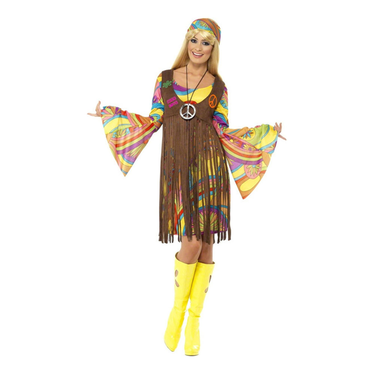 60-luvun Groovy Lady Naamiaisasu - Medium
