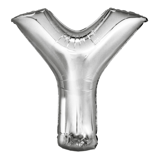 Kirjainilmapallo Hopea Metallic - Kirjain Y
