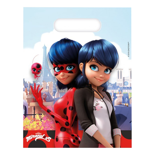 Juhlapussit Ladybug - 6-pakkaus