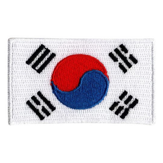 Kangasmerkki Etelä-Korean Lippu