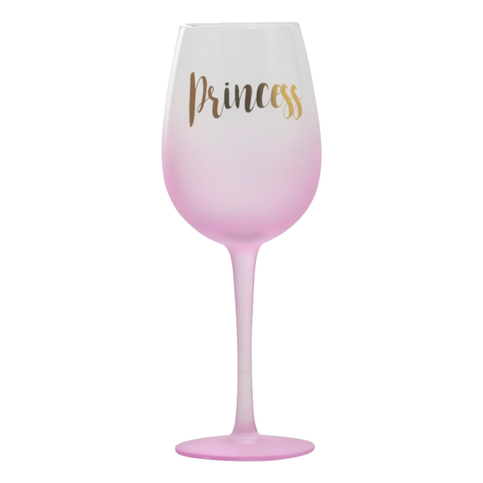 Vaaleanpunainen Viinilasi Princess