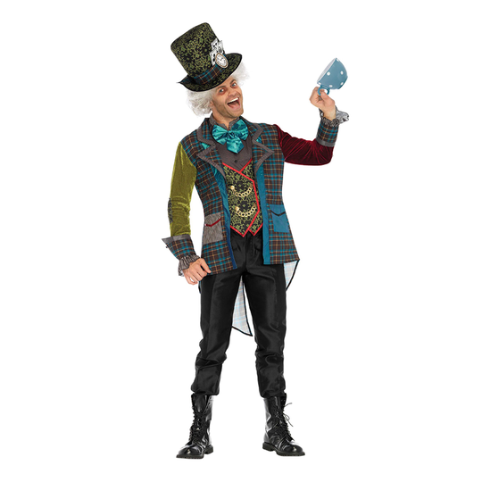 Mad Hatter Deluxe Naamiaisasu - X-Large