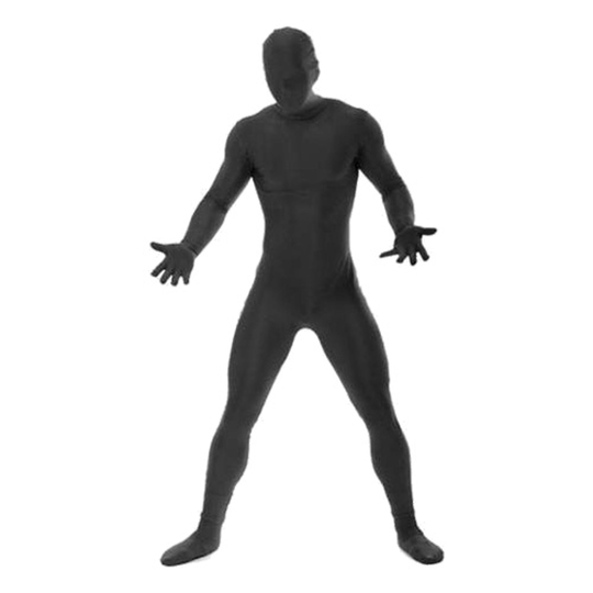 Morphsuit Musta Naamiaisasu - Large