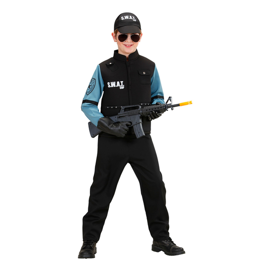 S.W.A.T. Lasten Naamiaisasu - X-Large