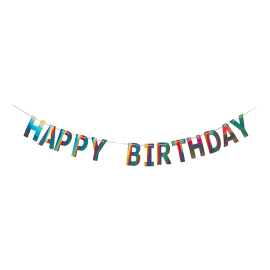 Viirinauha Happy Birthday Värikäs