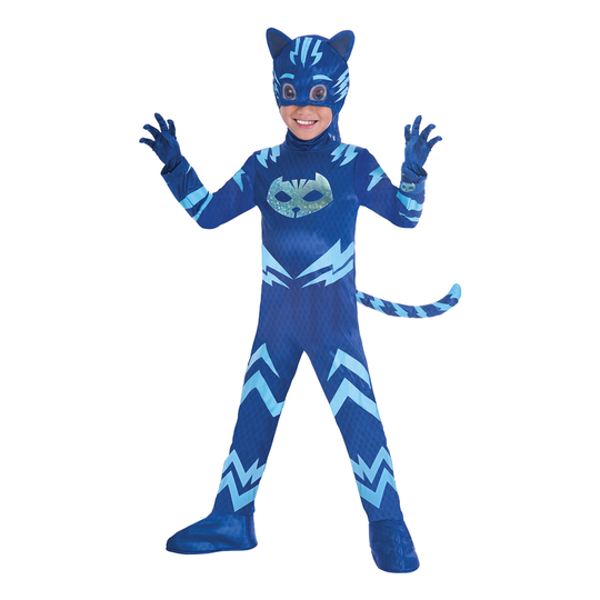 Pyjamasankarit Catboy Lasten Naamiaisasu - Small