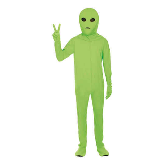 Alien Vihreä Naamiaisasu - Standardi