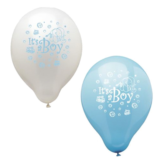 Ilmapallo It's a Boy - 12-pakkaus