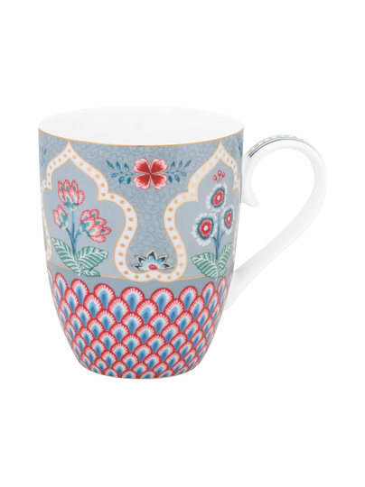 Flower festival scallop large -muki 350 ml