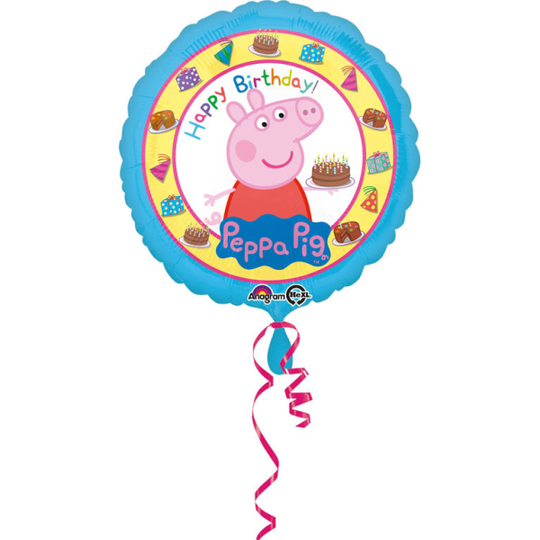 Foliopallo - Pipsa Possu, Happy Birthday, 43cm