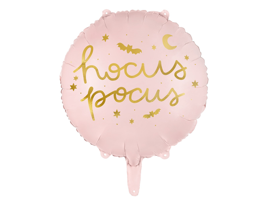 Foliopallo - Hocus Pocus, vaaleanpunainen, 45cm