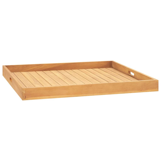 vidaXL Tarjotin 80x80 cm täysi tiikki