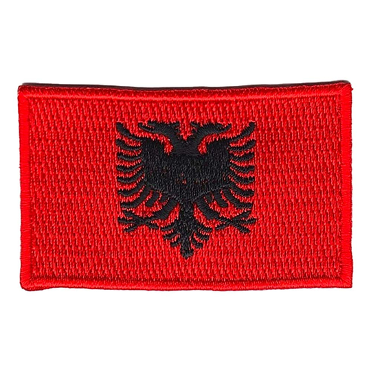 Kangasmerkki Albanian Lippu