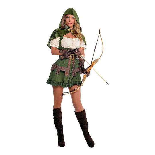 Robin Hood Naisten Naamiaisasu - Medium
