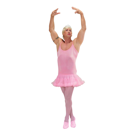 Mies Ballerina Roosa Naamiaisasu - One size