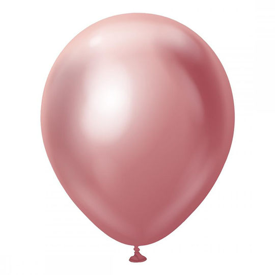 Lateksi-ilmapallot Professional Suuret Pink Chrome - 5-pakkaus