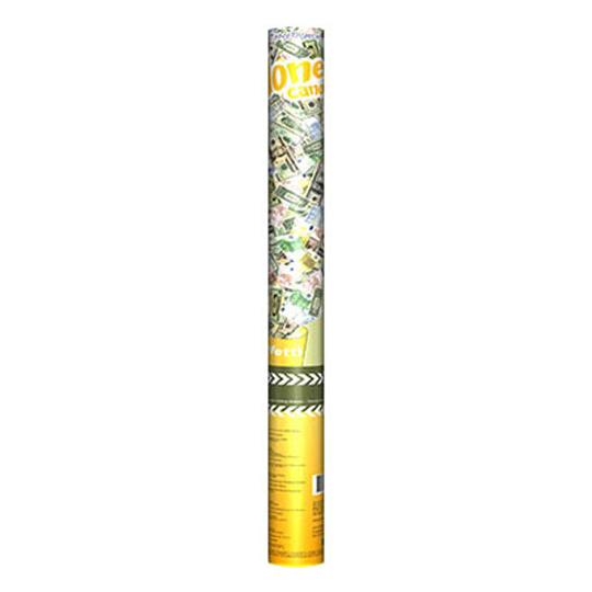 Konfettitykki Raha - 20 cm