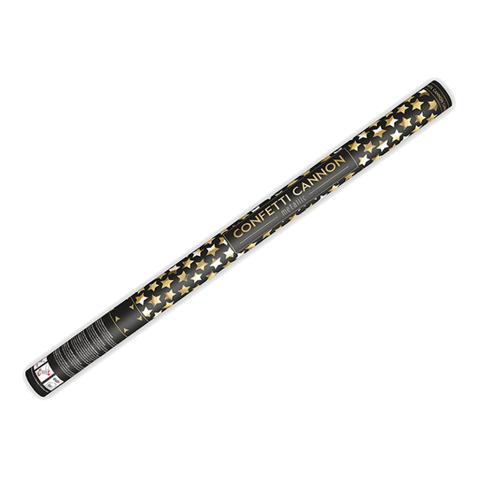 Konfettitykki Kultatähdet - 80 cm