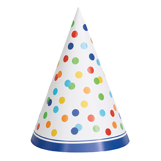Juhlahatut Polka Dot - 8-pakkaus