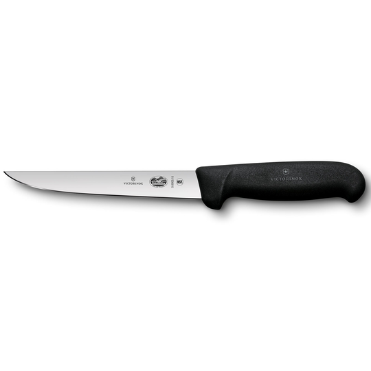 Victorinox Butcher's Knives Fibrox Leveä luuttomaksi leikkaava veitsi 15 cm.