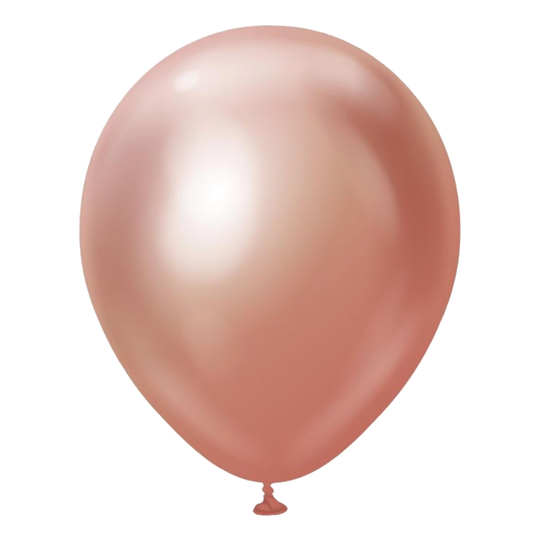Lateksi-ilmapallot Professional Rose Gold Chrome - 100-pakkaus