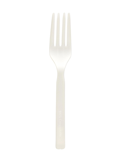 Bio compostable -haarukka 15 cm, 10 kpl